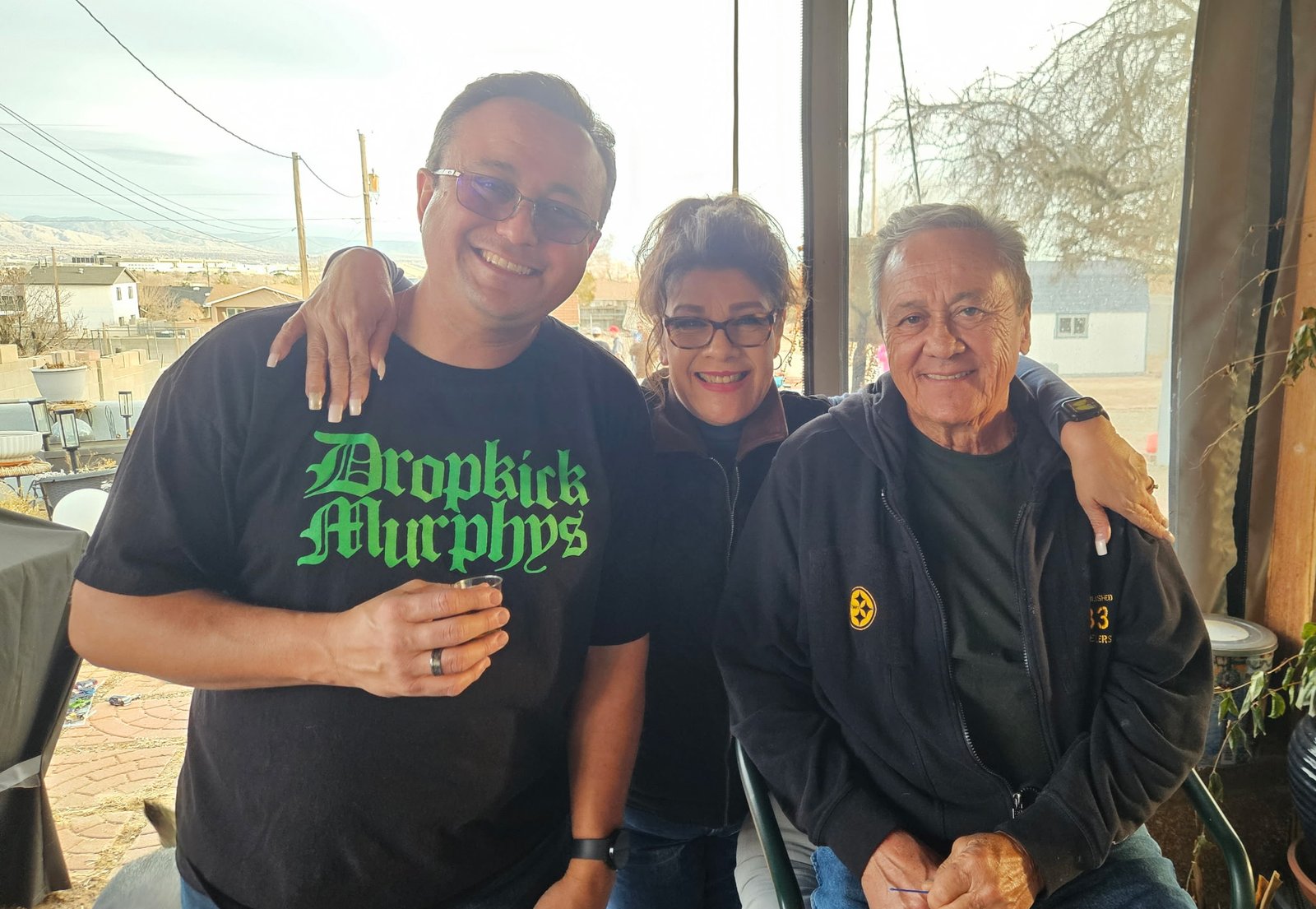 Bill with family